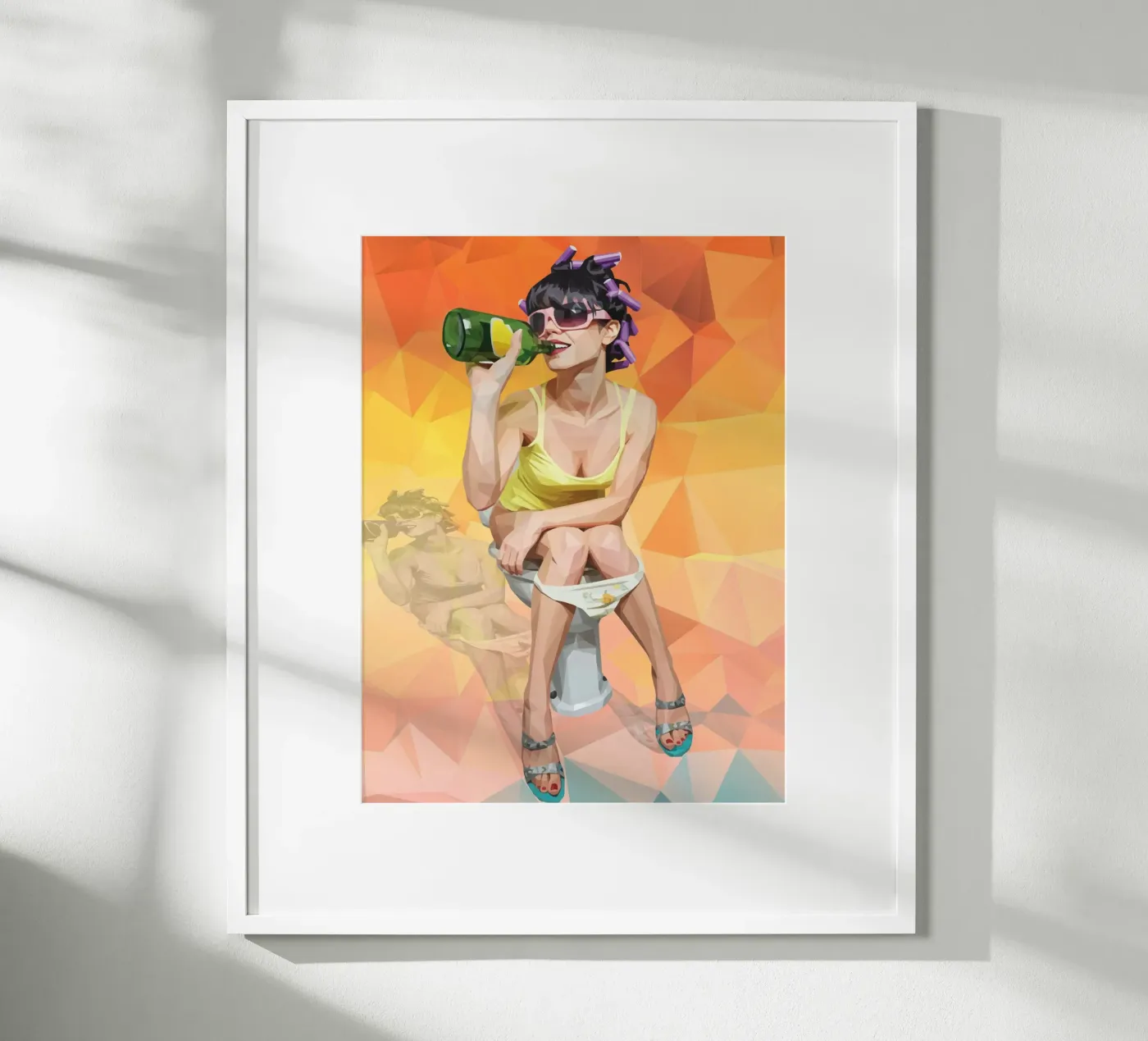 Ontsnap aan de routine poster van Self-expression