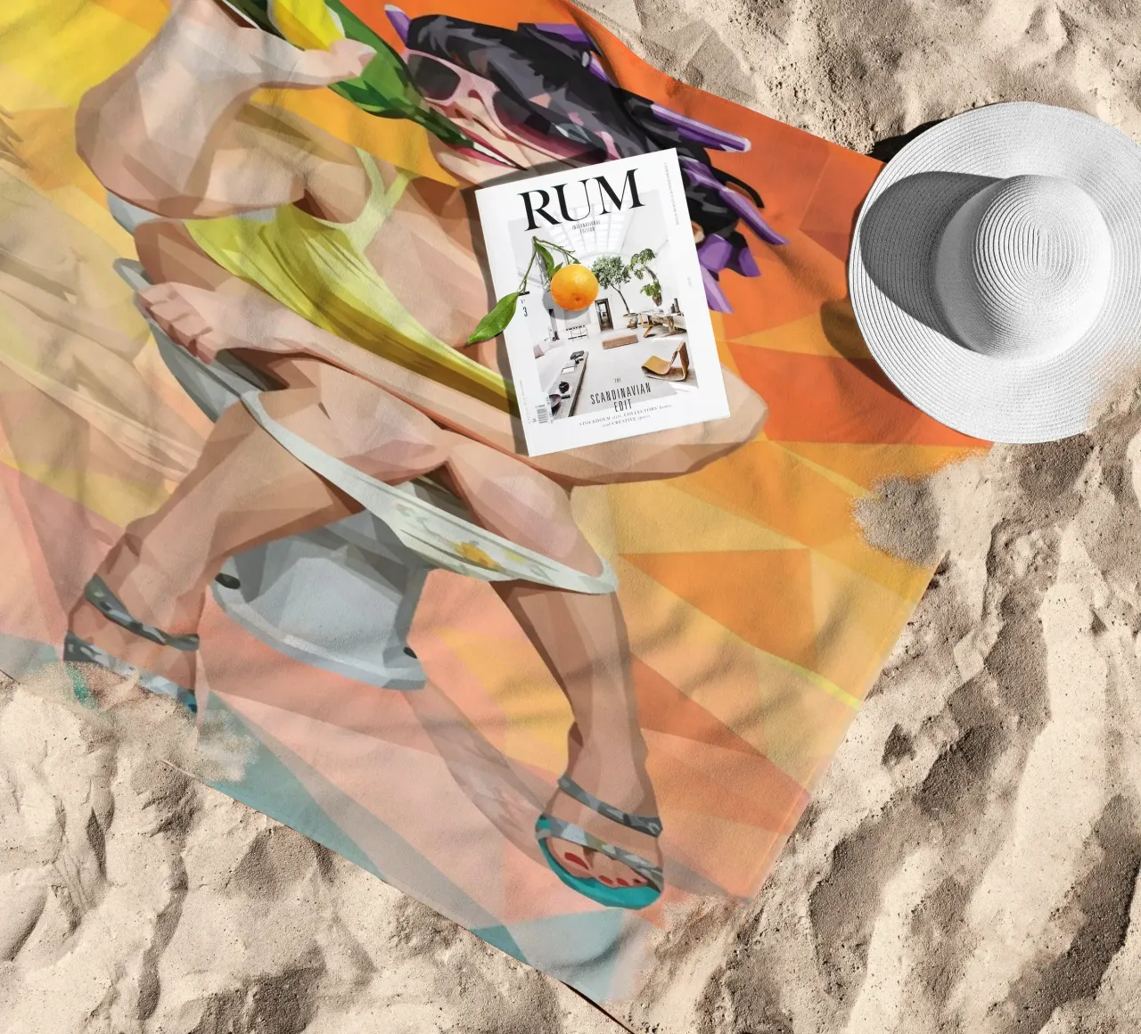 Fuga dalla routine telo mare da Self-expression