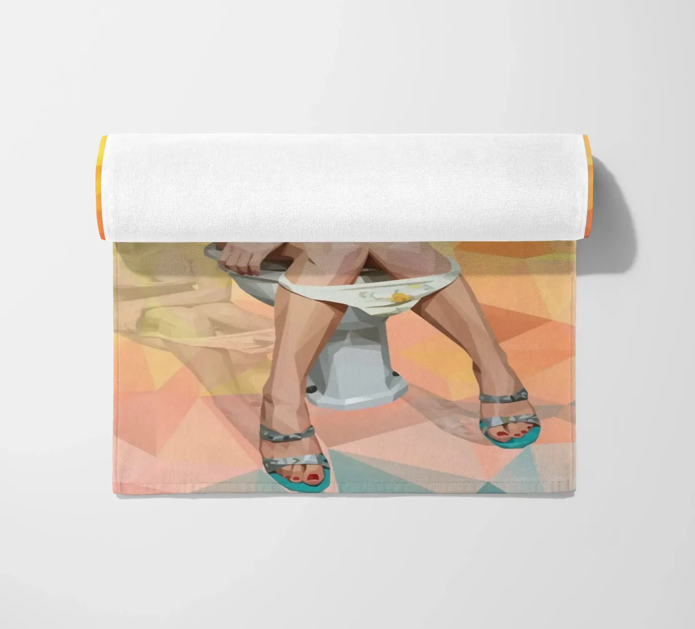 Escape Routine beach towel by Self-expression