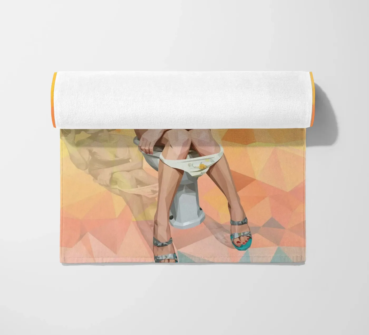 Escape Routine beach towel by Self-expression
