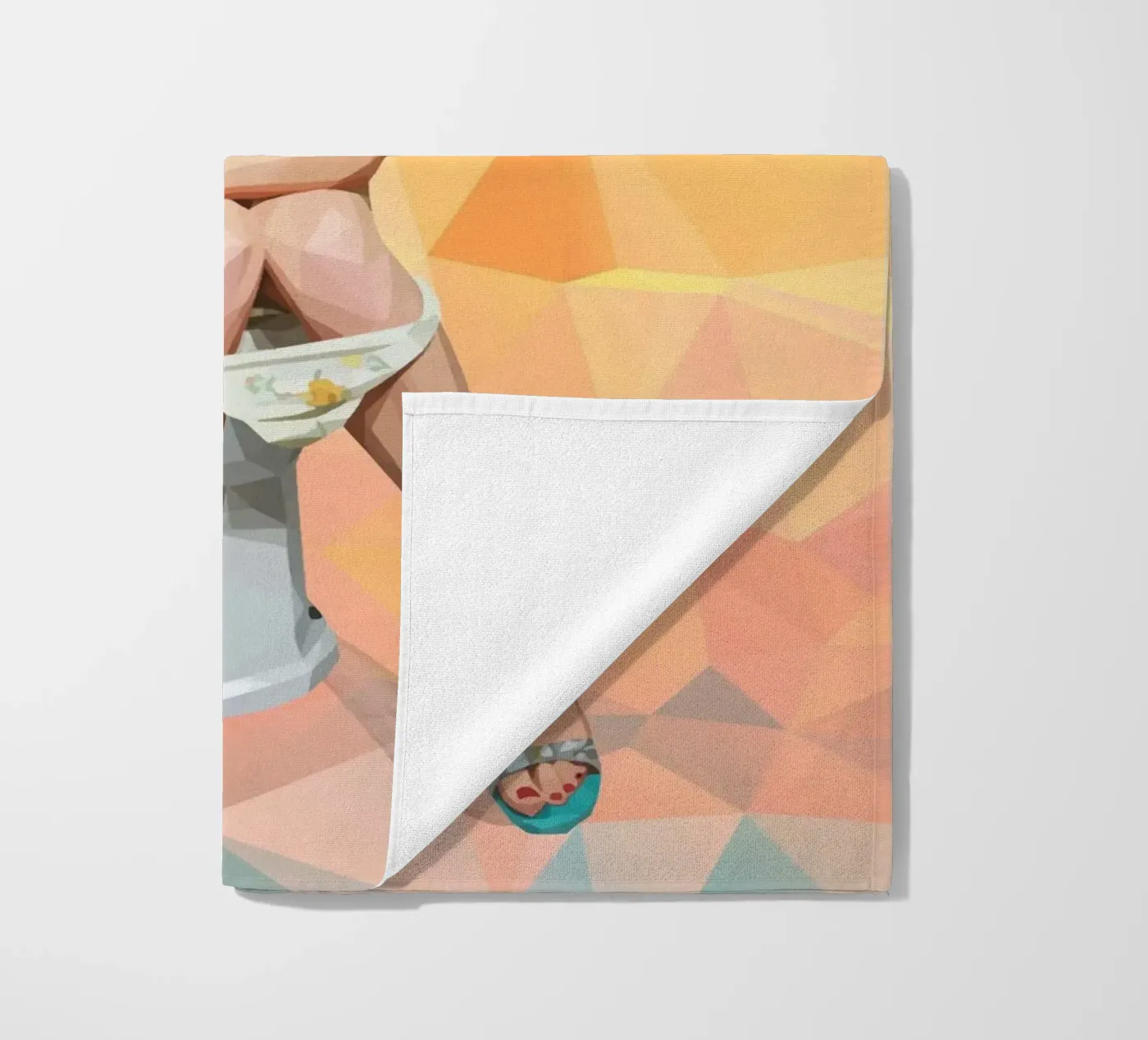 Escape Routine beach towel by Self-expression