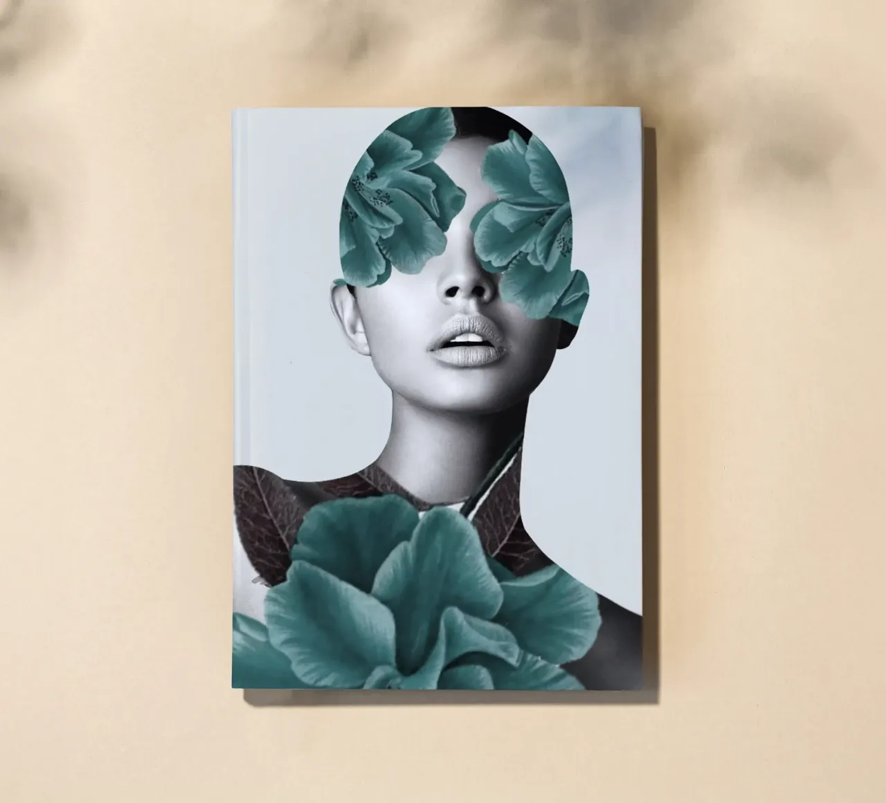 FLORAL PORTRAIT (WOMAN) notebook by dada22