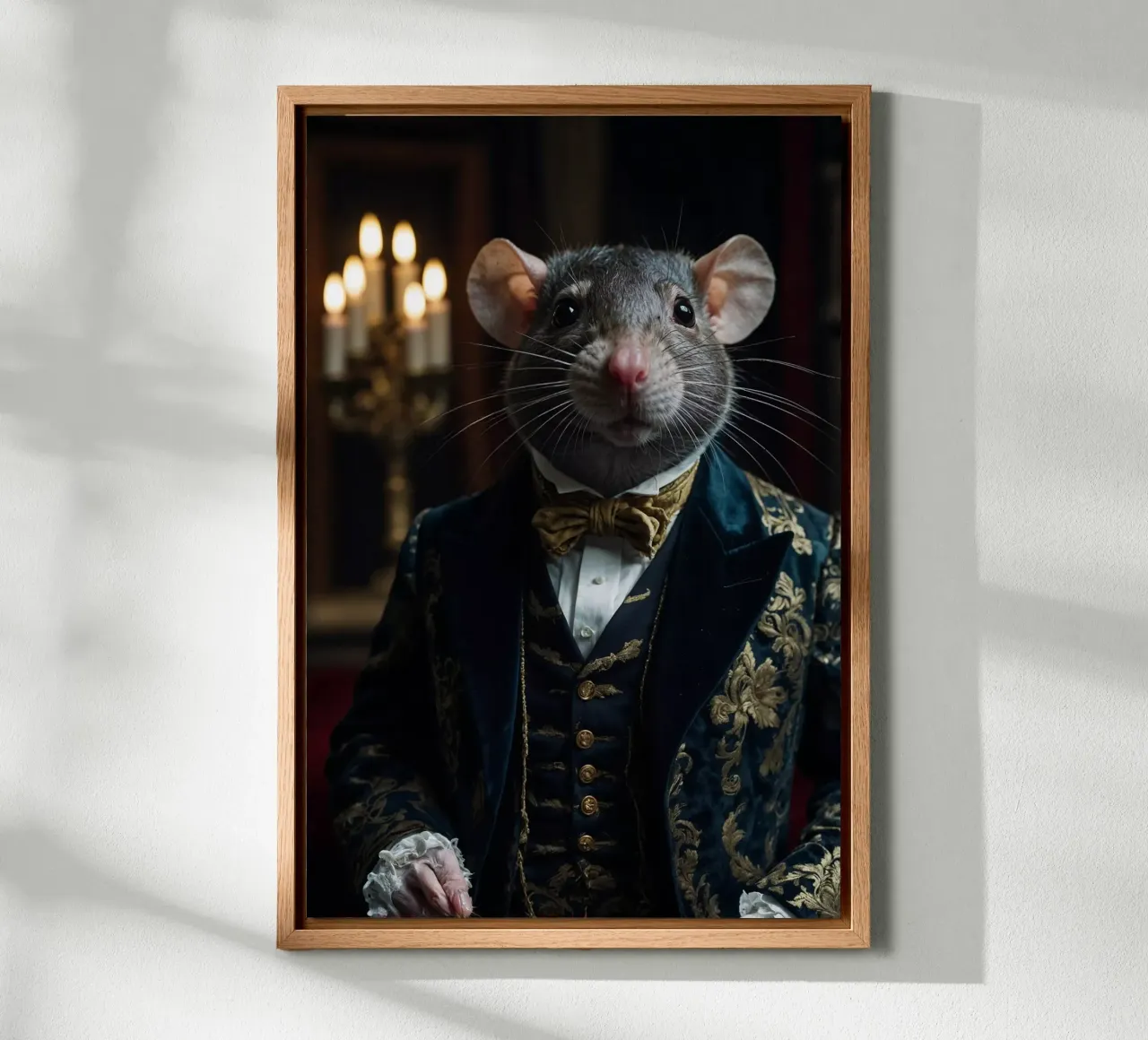 The Aristocratic Rat – Reginald’s Edition canvas by Beasts of Nobility