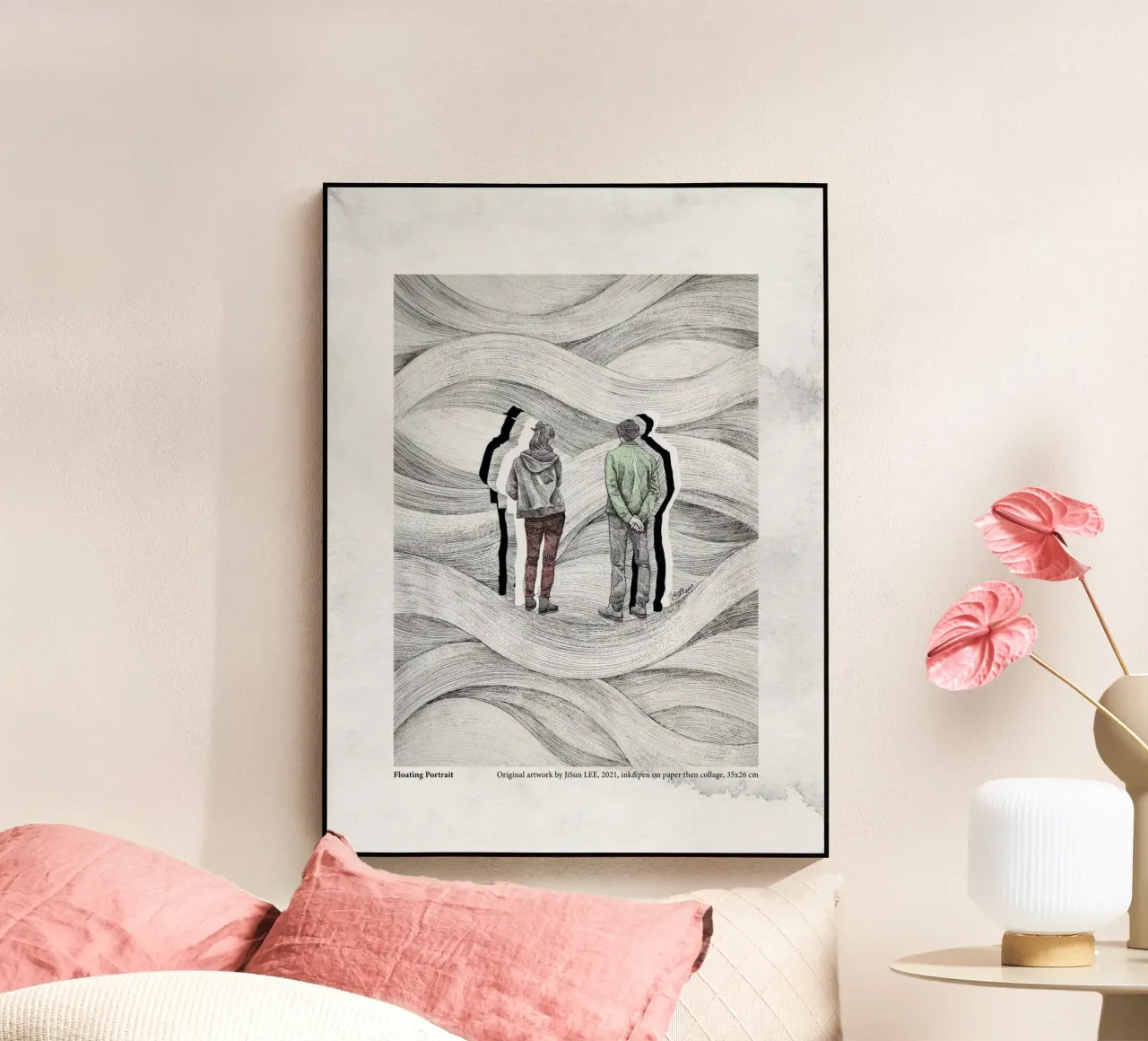 Floating Portrait - 1 plexiglass da artleejisun