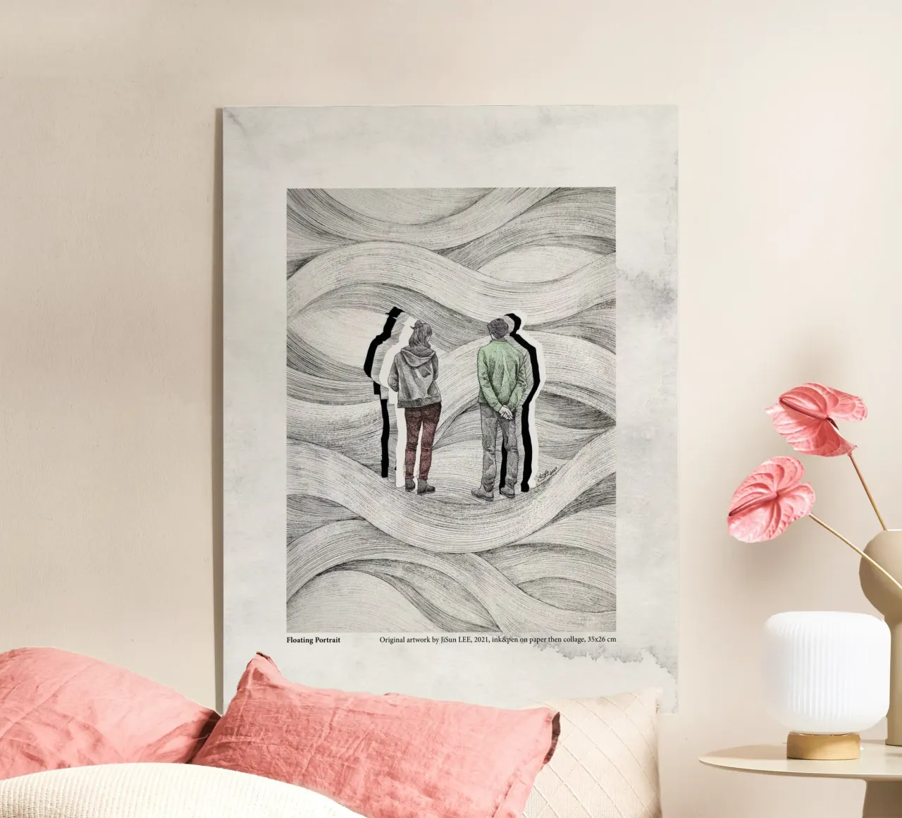 Floating Portrait - 1 plexiglass da artleejisun