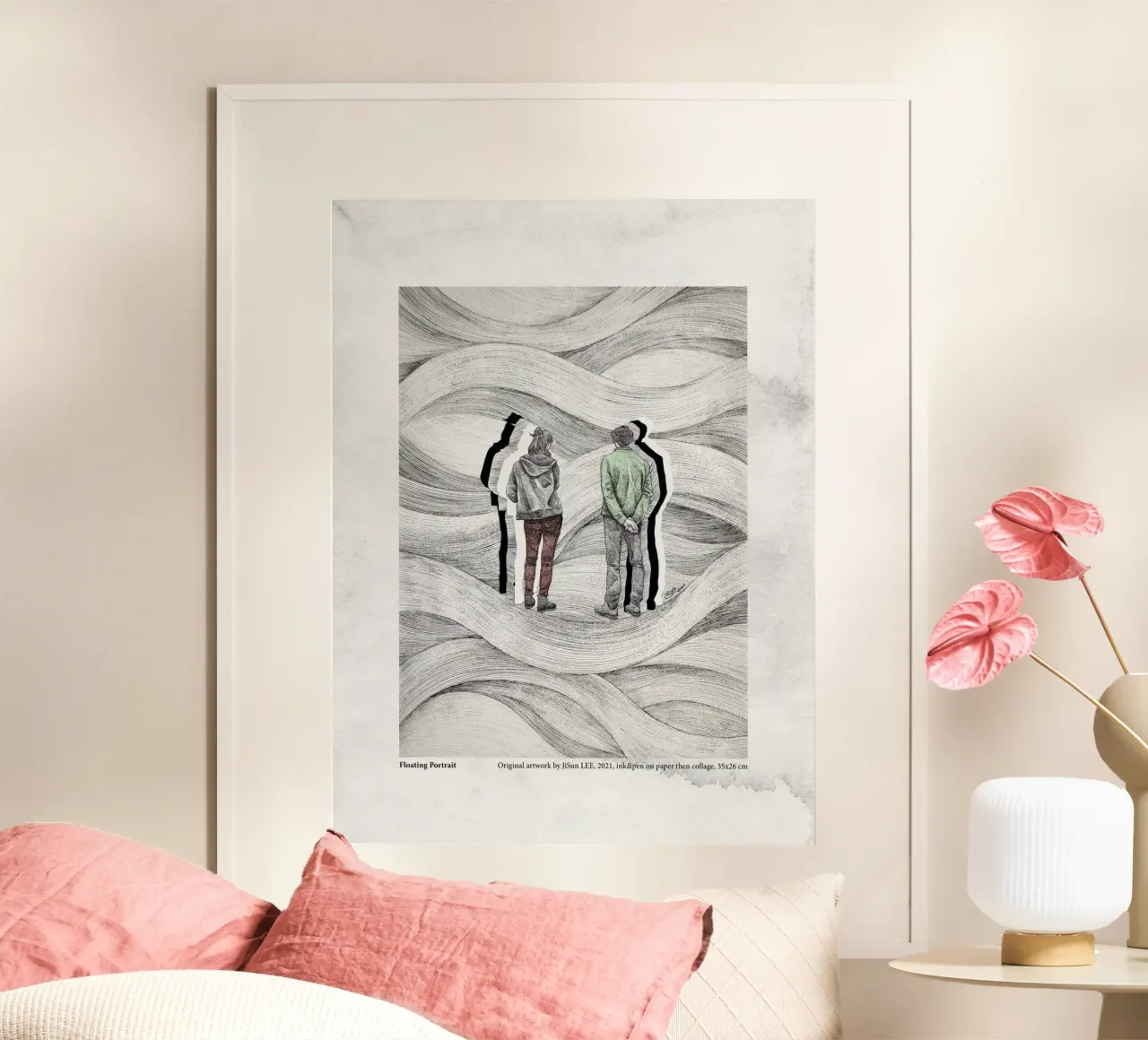 Floating Portrait - 1 poster da artleejisun