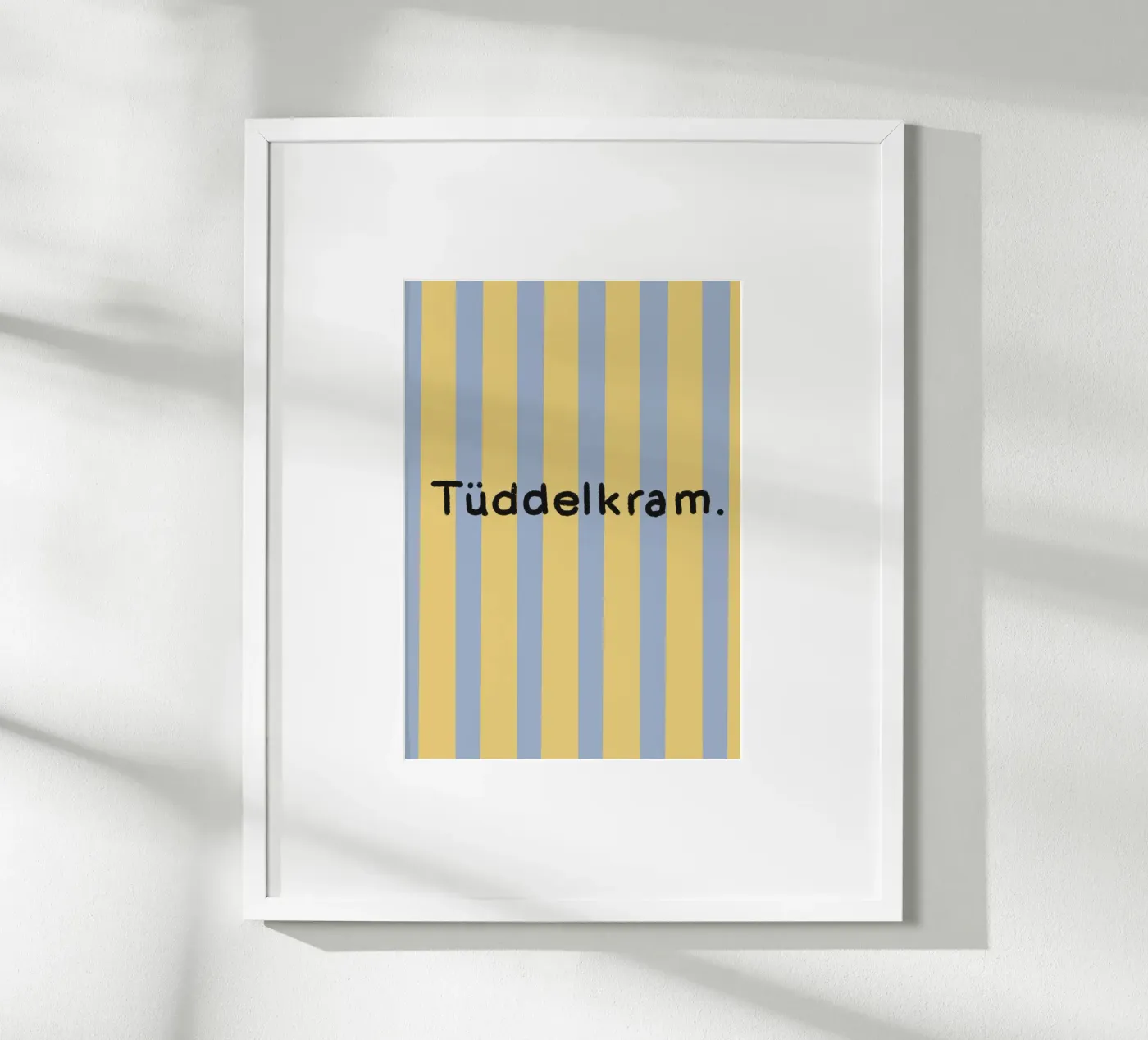 Tüddelkram. poster da litt&lines