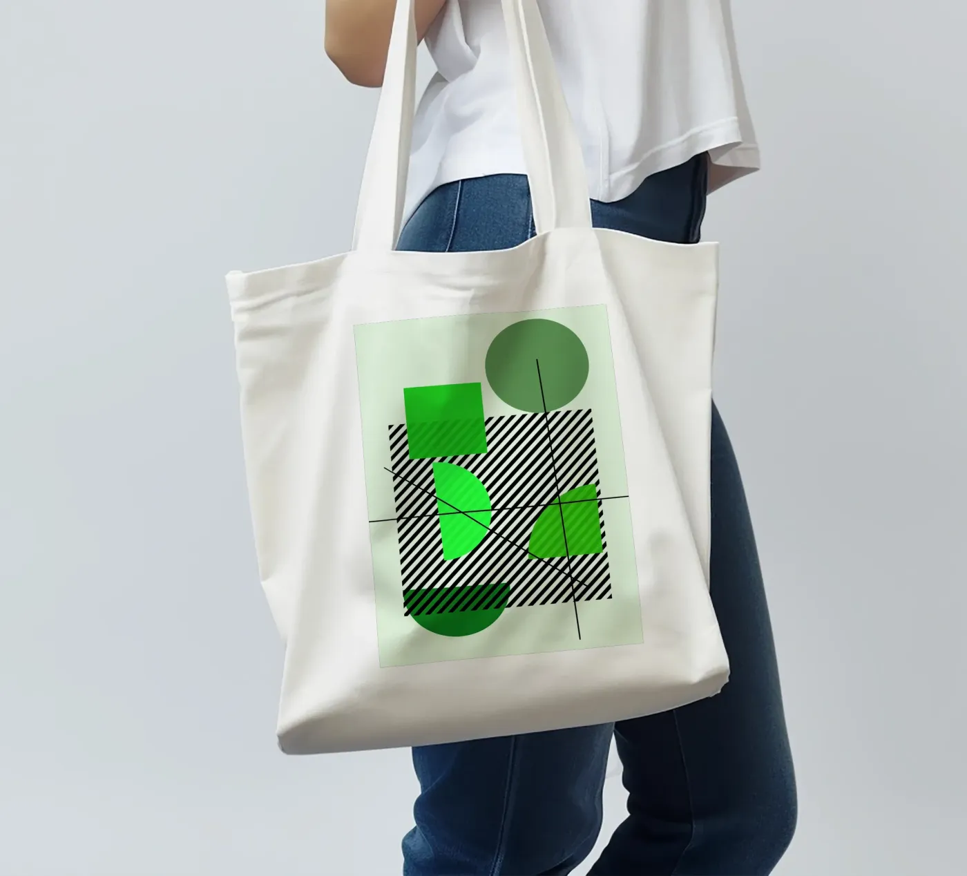 Emerald Draft tote bag by Robert