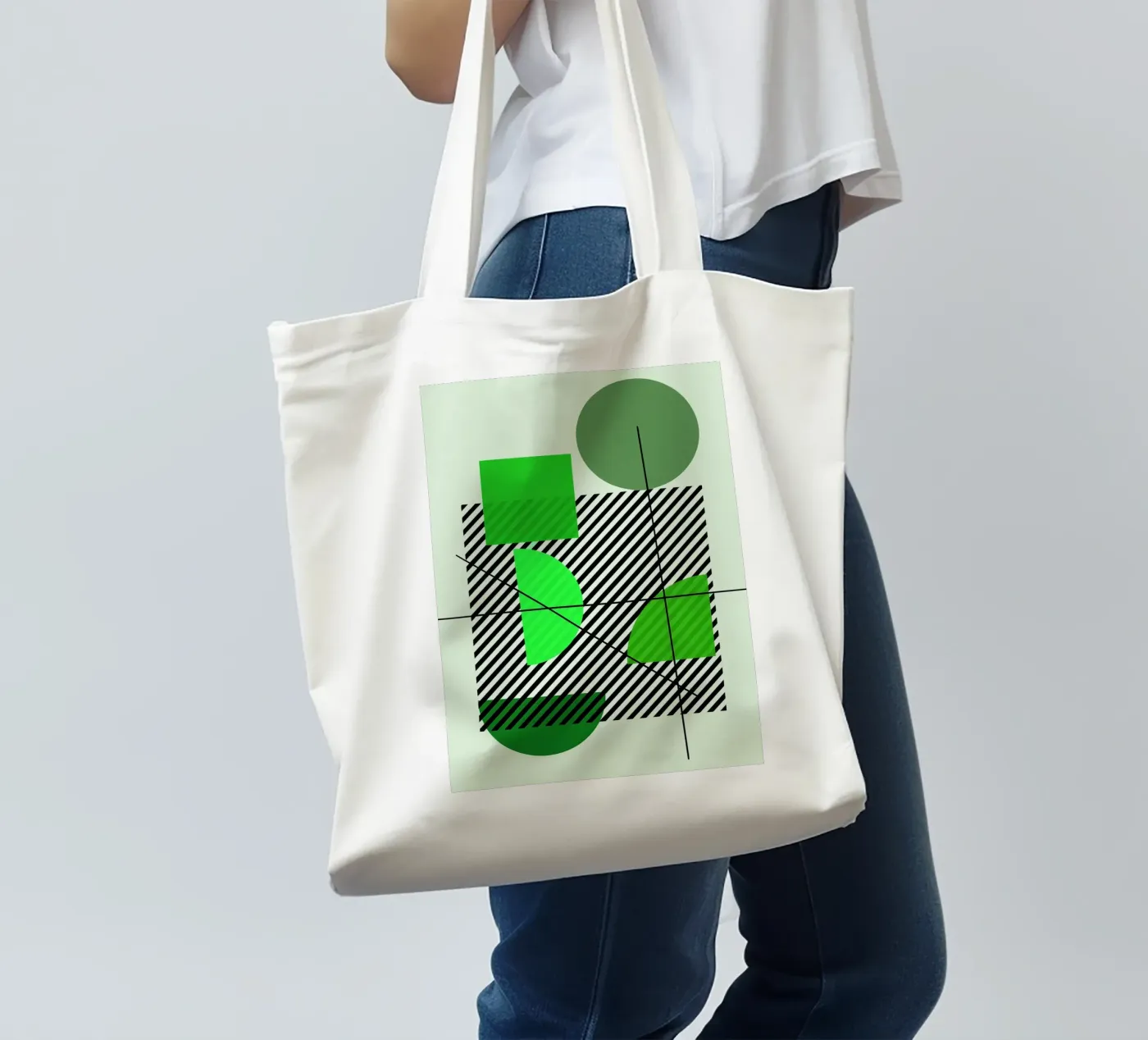Emerald Draft tote bag by Robert