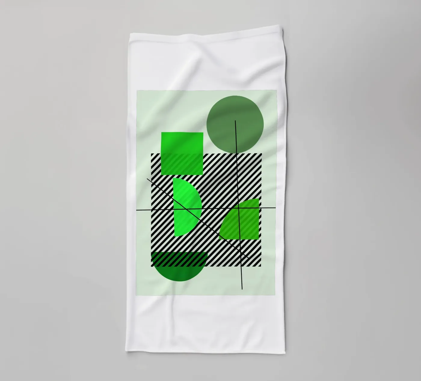 Emerald Draft towel by Robert