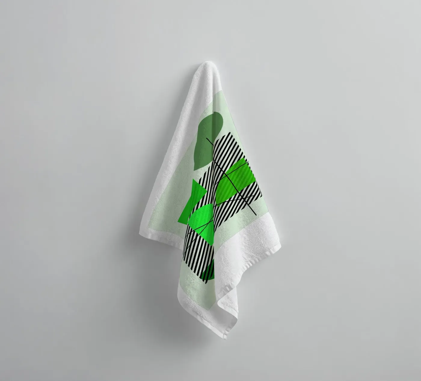 Emerald Draft towel by Robert
