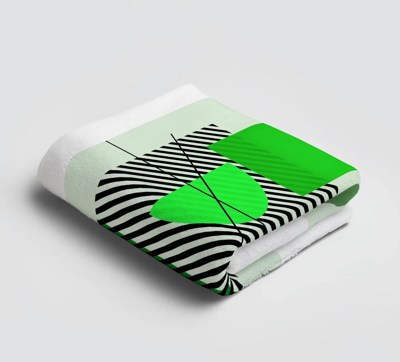 Emerald Draft towel by Robert
