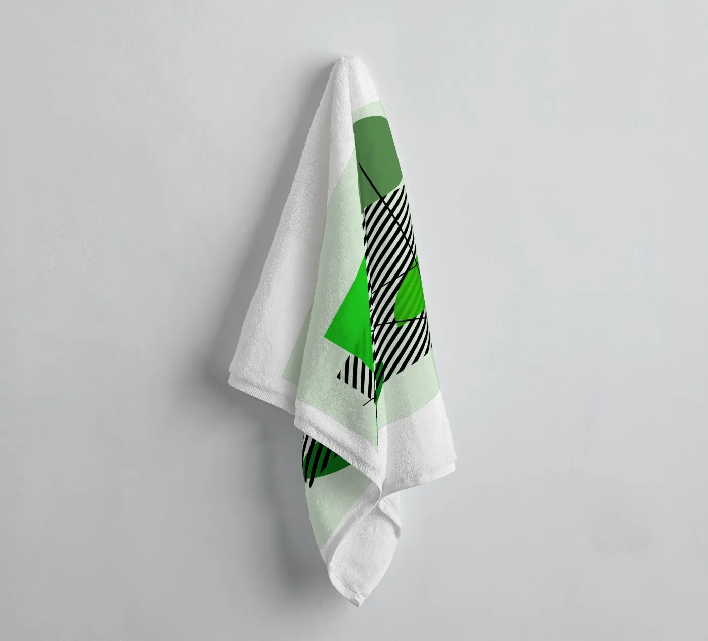 Emerald Draft towel by Robert