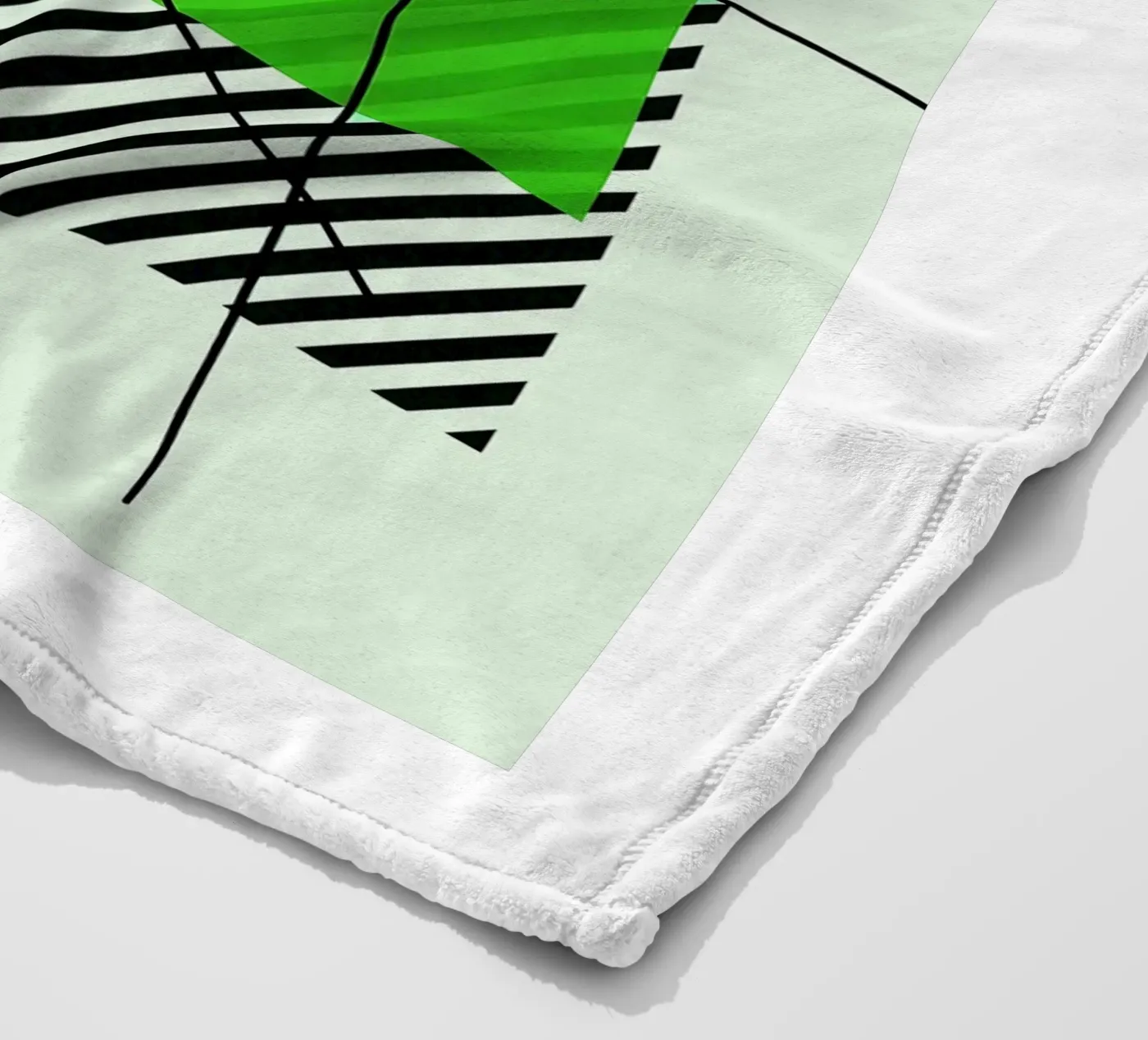 Emerald Draft fleece blanket by Robert