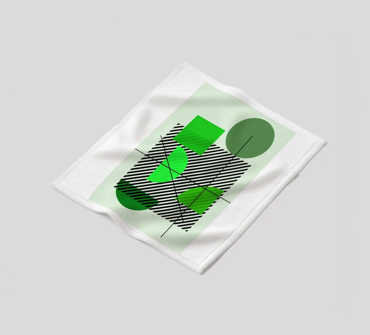 Emerald Draft fleece blanket by Robert