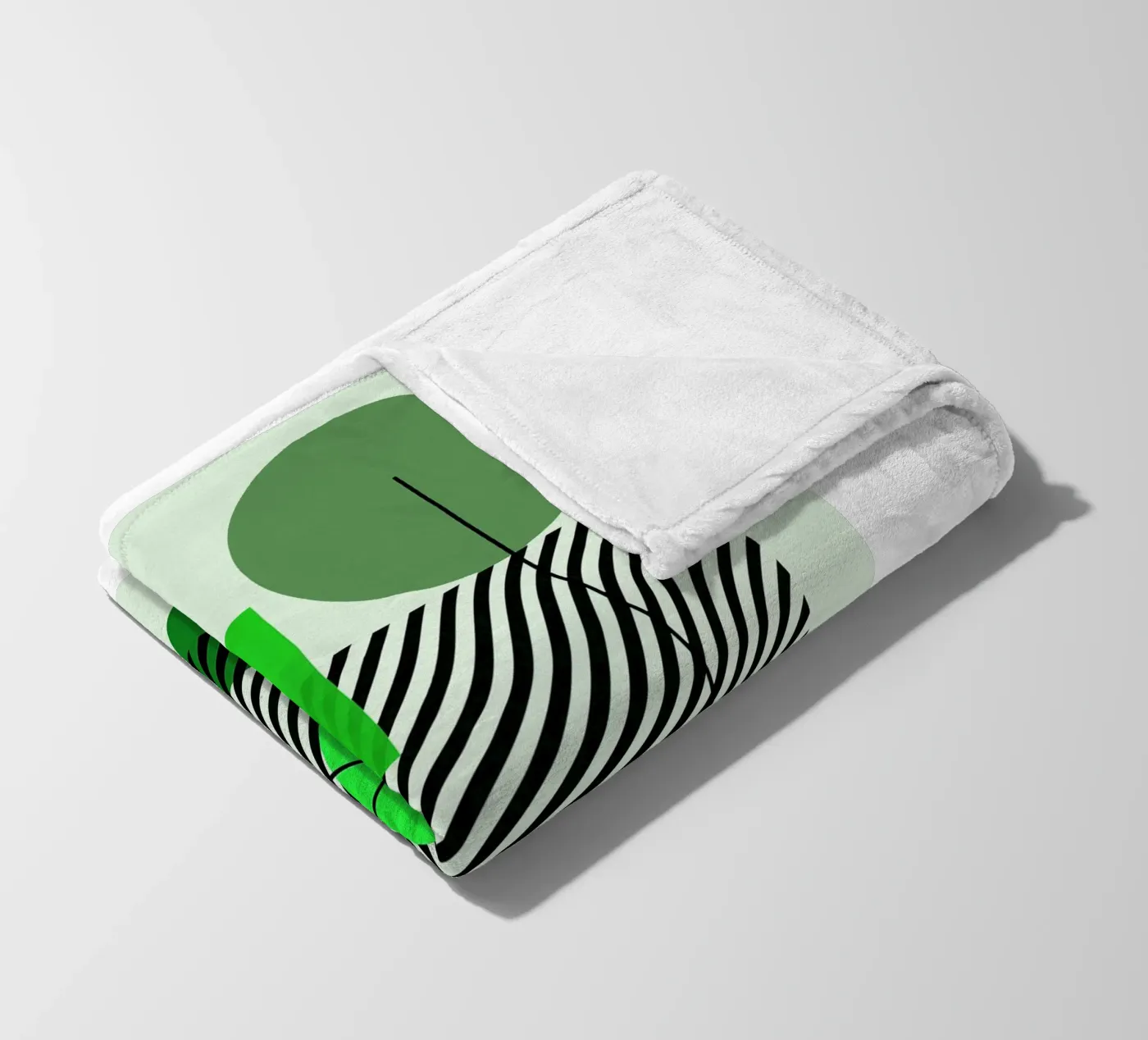 Emerald Draft fleece blanket by Robert