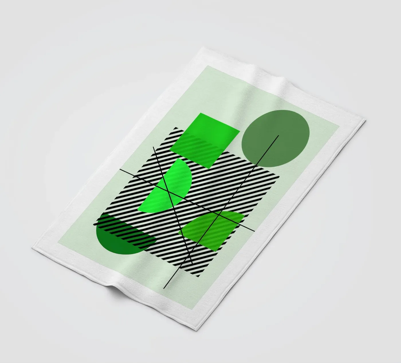 Emerald Draft fleece blanket by Robert