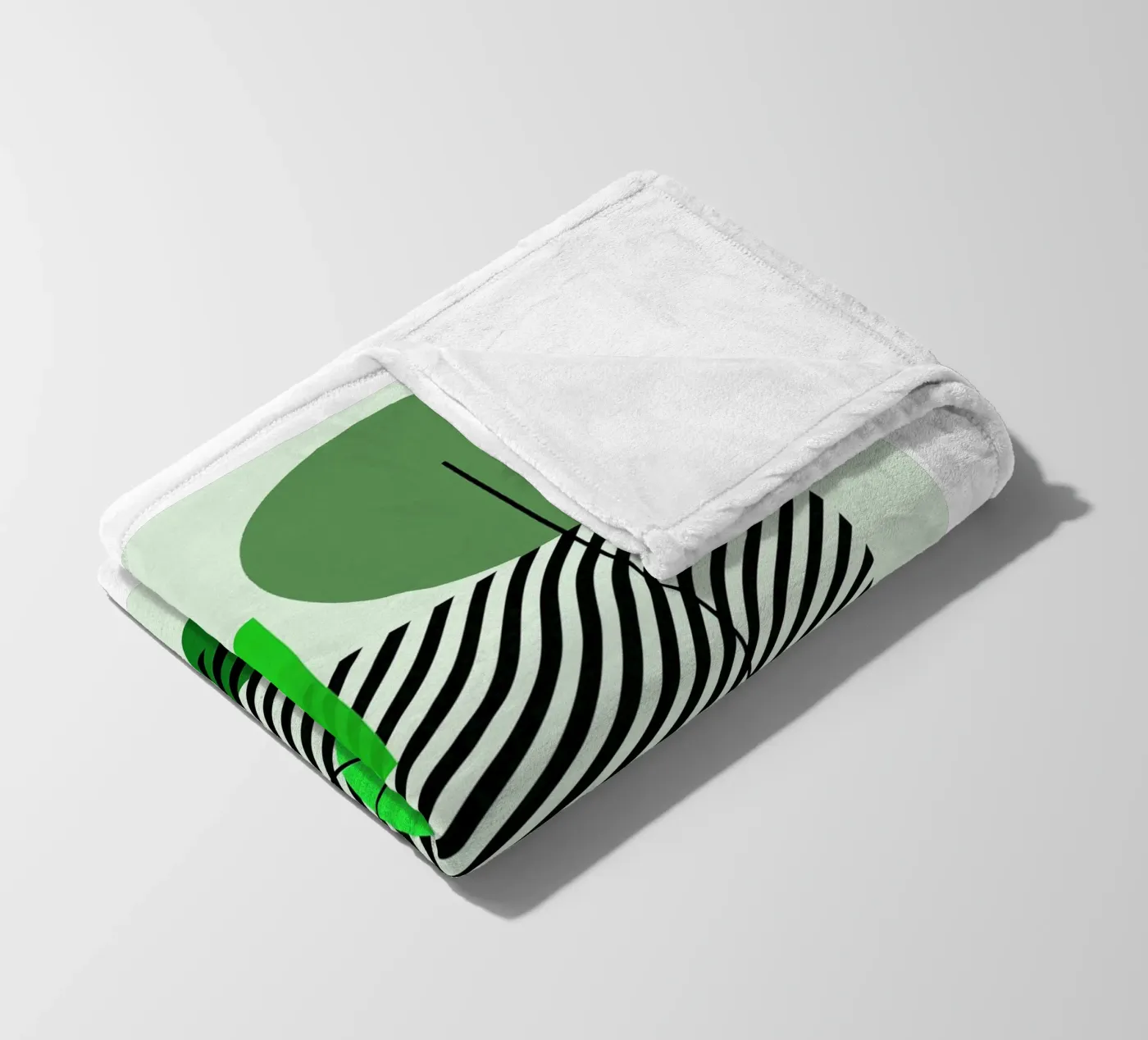 Emerald Draft fleece blanket by Robert