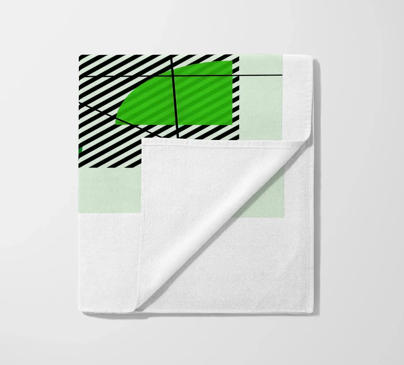 Emerald Draft beach towel by Robert