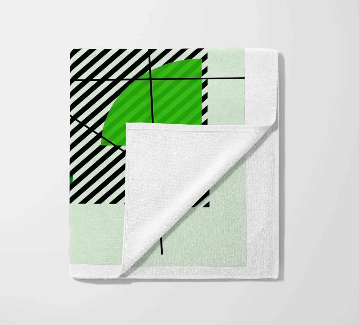 Emerald Draft beach towel by Robert