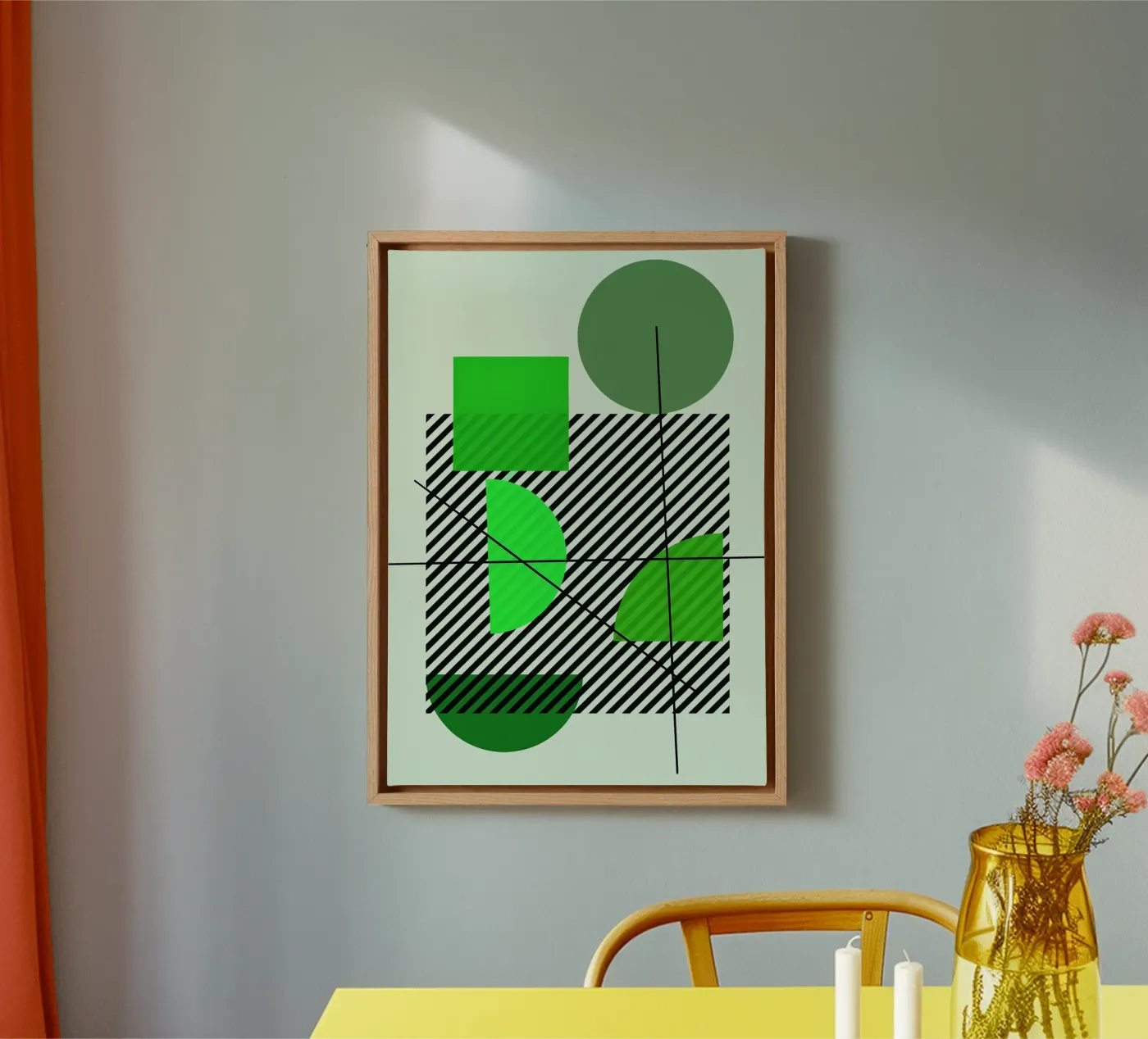 Emerald Draft canvas by Robert