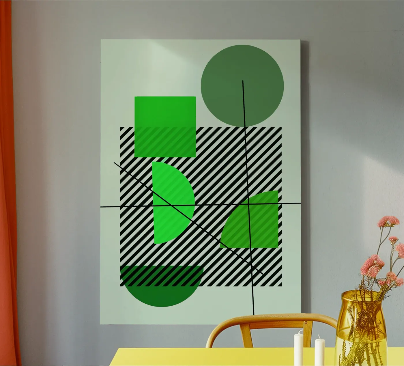 Emerald Draft canvas by Robert