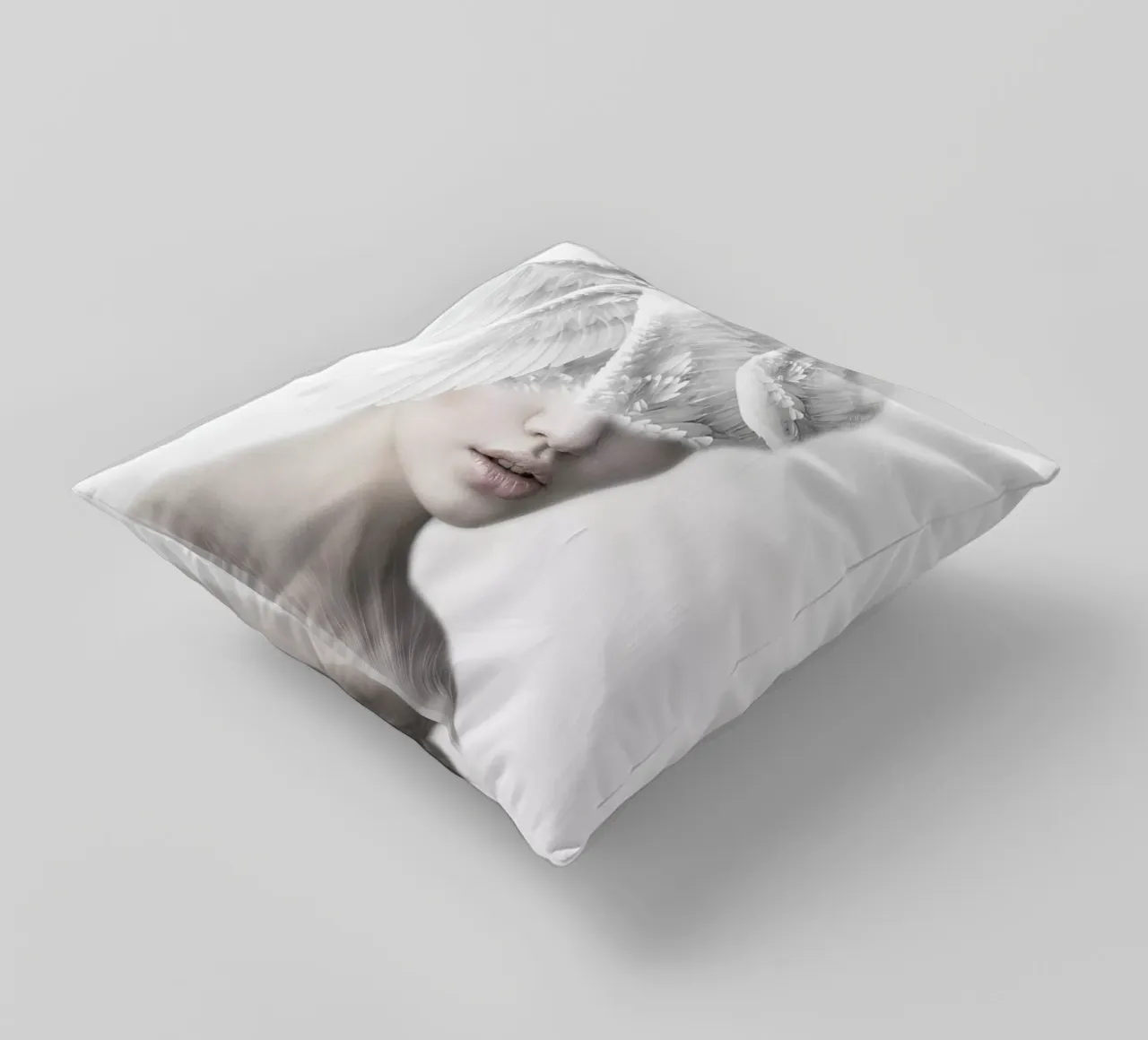 Beautiful Angel decorative cushion by dada22