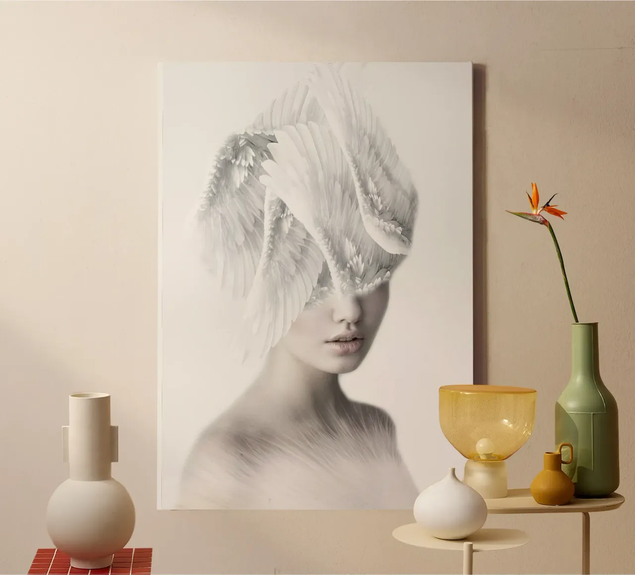 Beautiful Angel canvas by dada22