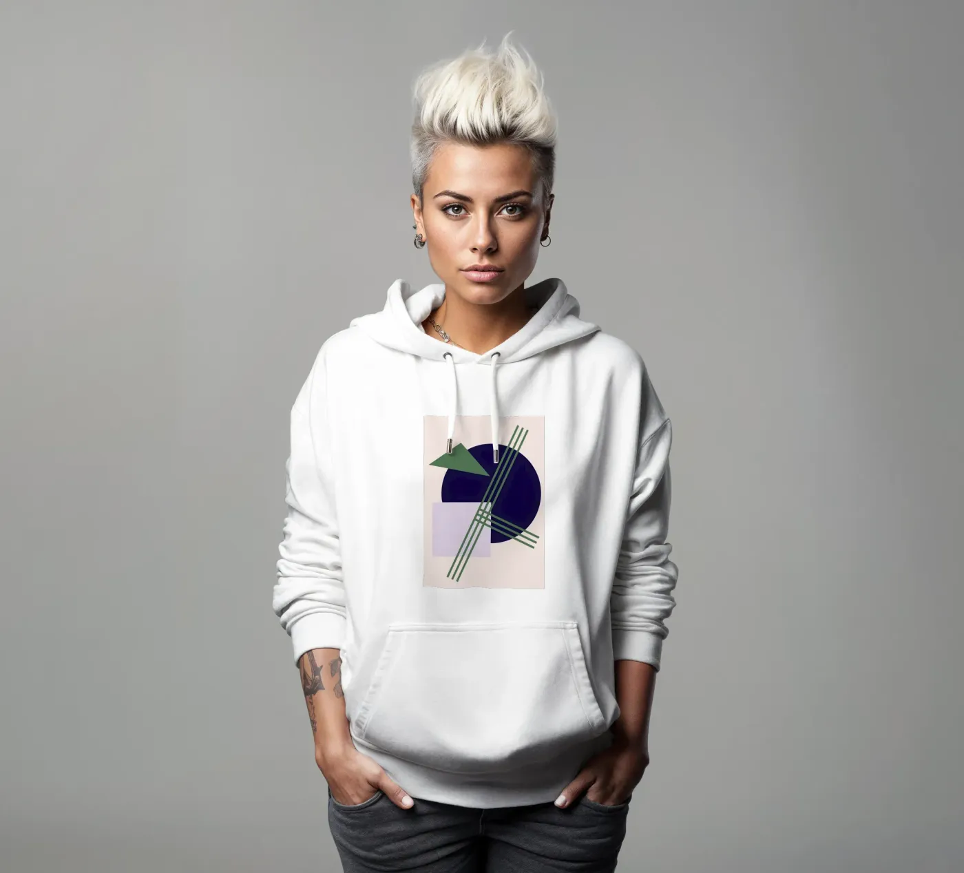 Linear Intersection hoodie by Robert