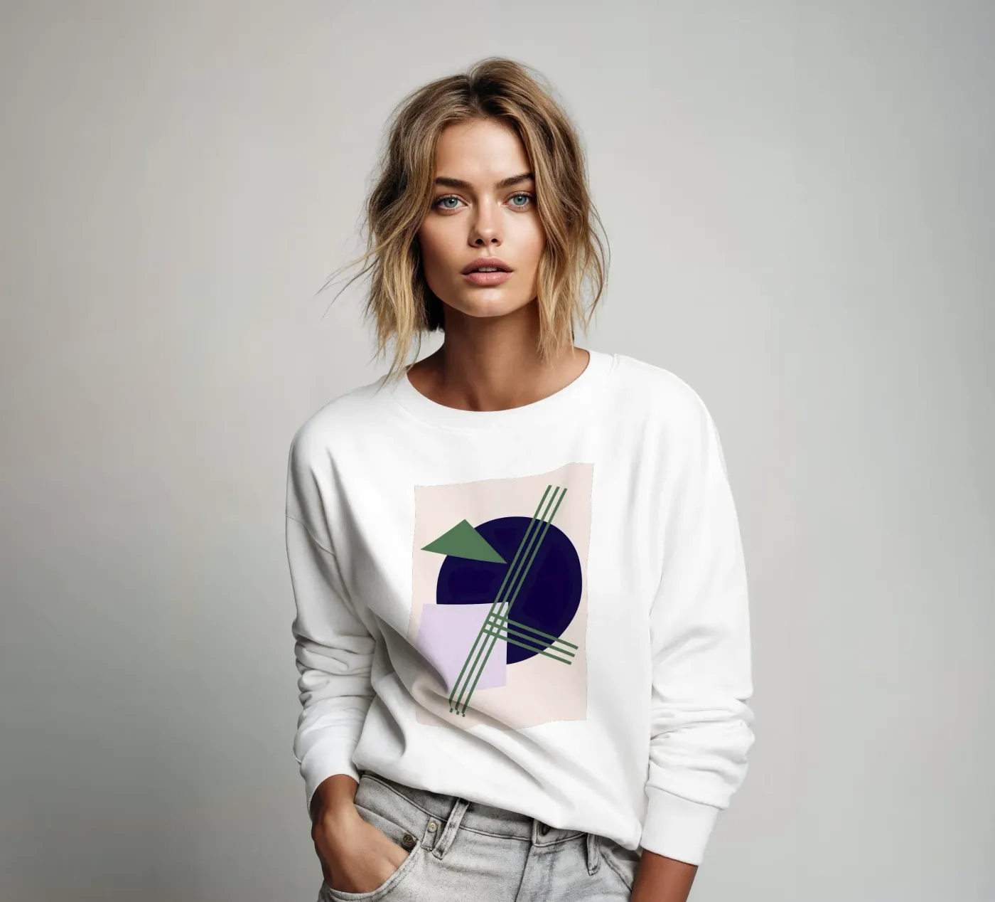 Linear Intersection sweatshirt by Robert