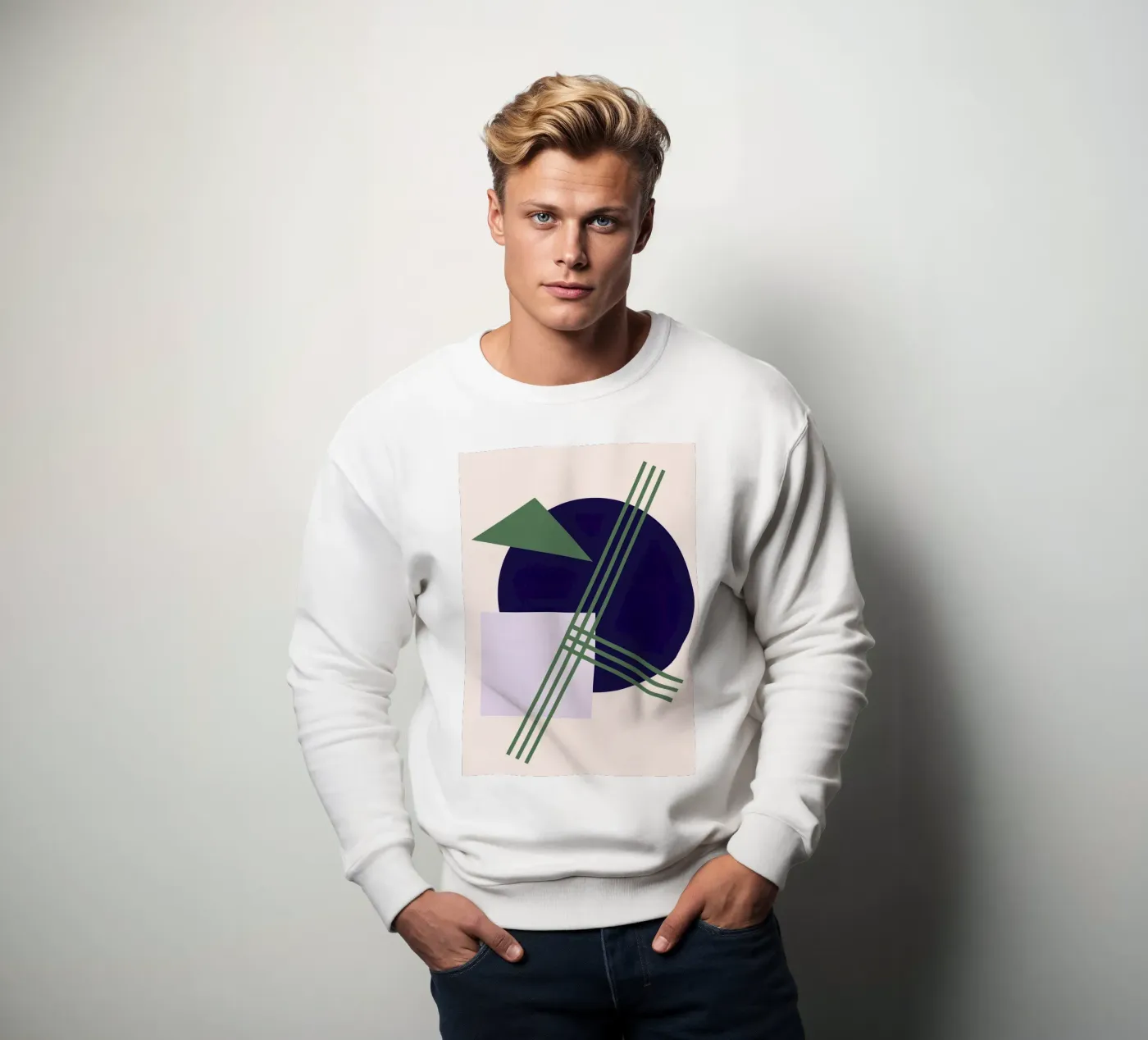 Linear Intersection sweatshirt by Robert