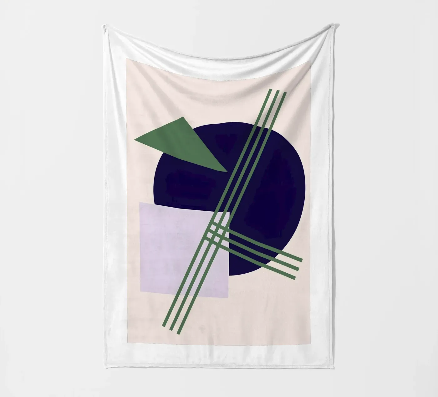 Linear Intersection fleece blanket by Robert