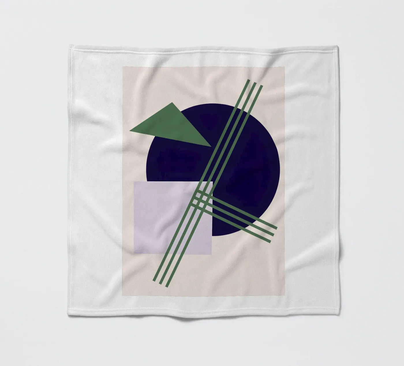 Linear Intersection fleece blanket by Robert