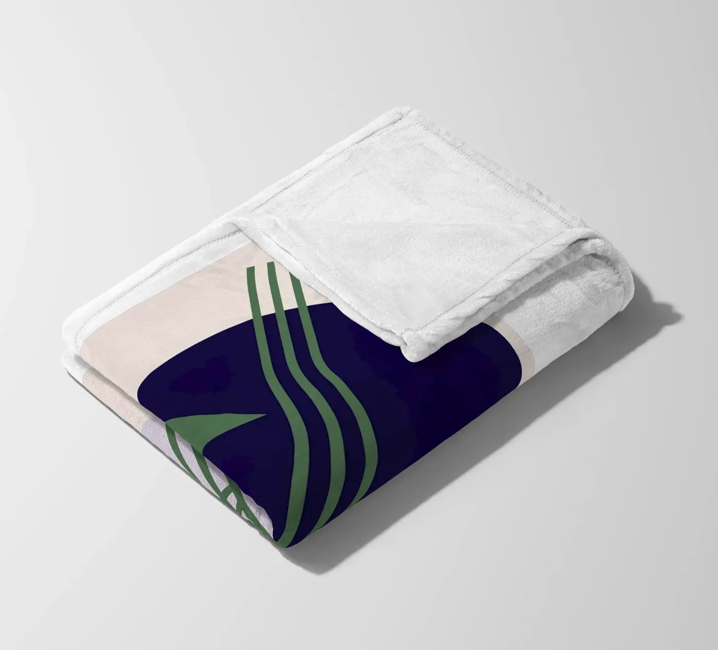 Linear Intersection fleece blanket by Robert