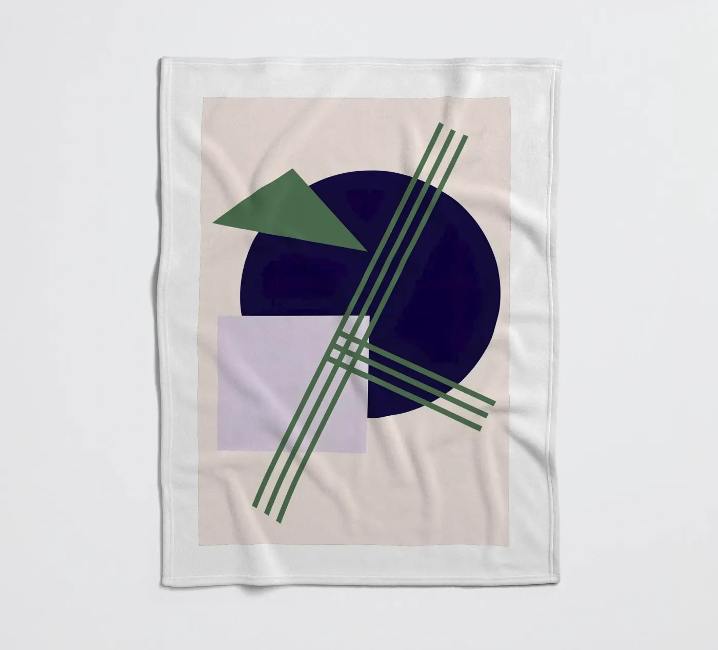 Linear Intersection fleece blanket by Robert