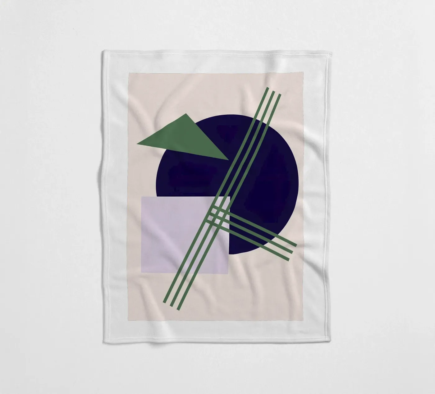 Linear Intersection fleece blanket by Robert