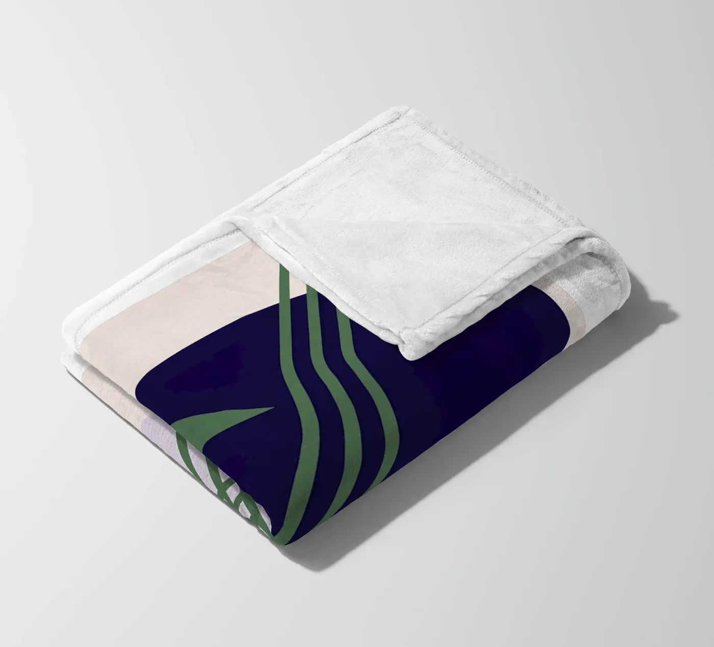 Linear Intersection fleece blanket by Robert