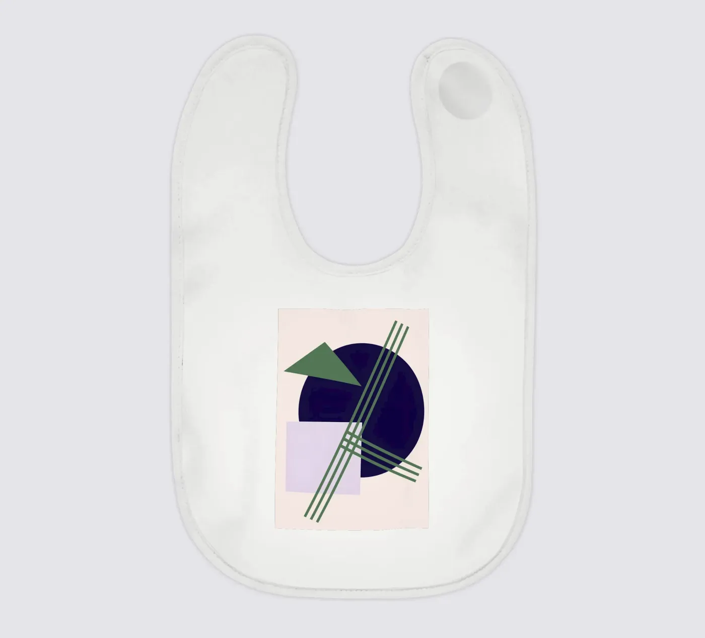 Linear Intersection baby bib by Robert