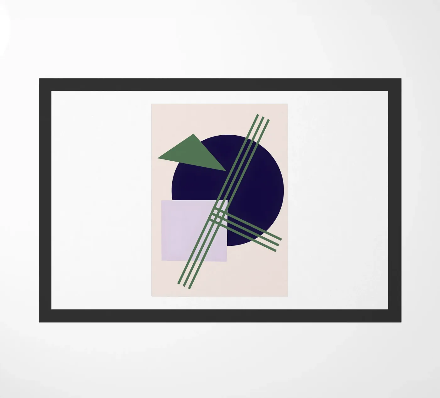 Linear Intersection doormat by Robert