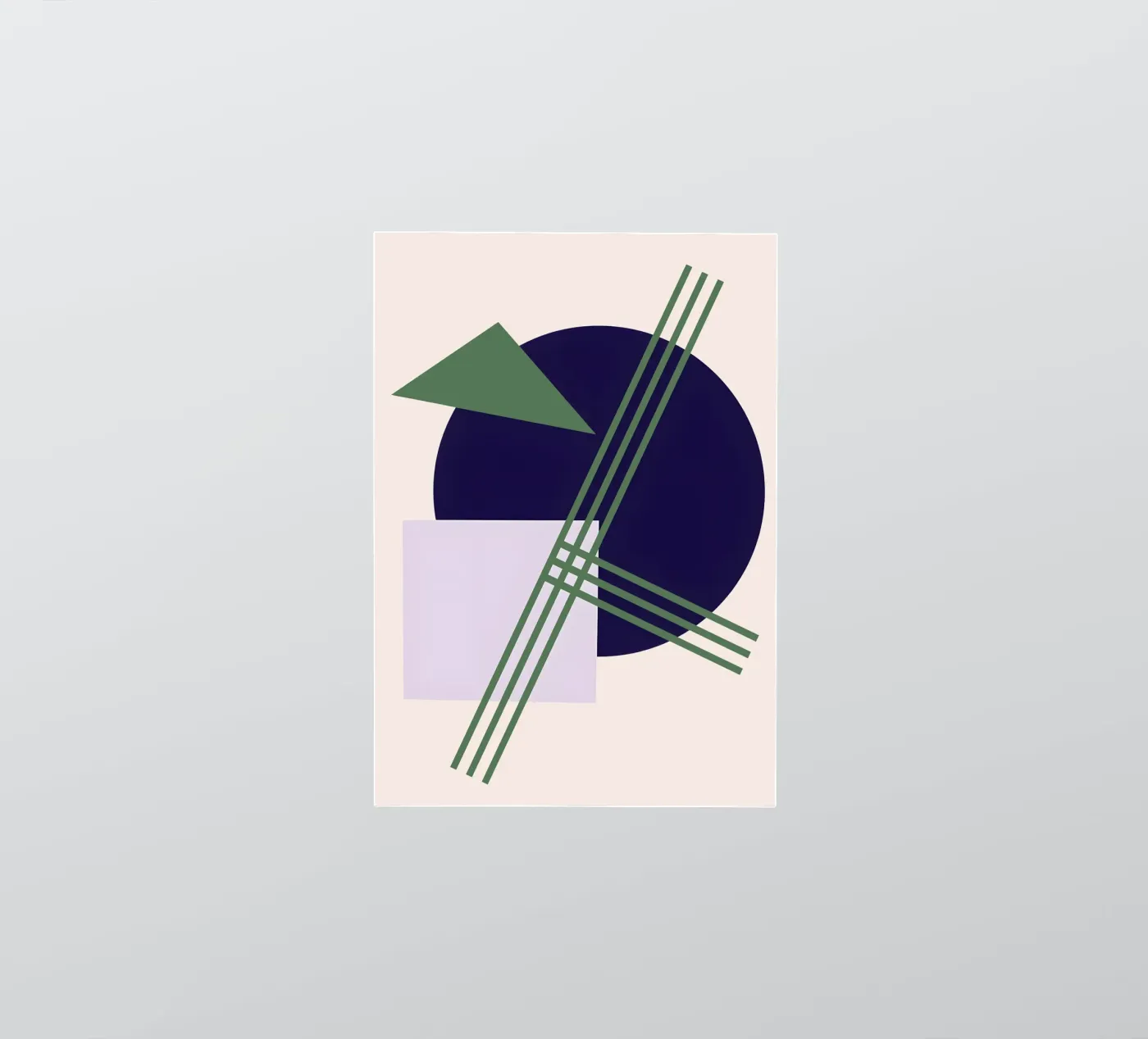 Linear Intersection sticker by Robert
