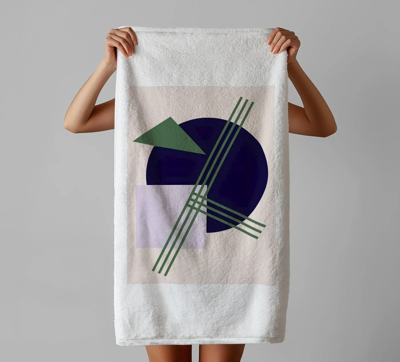Linear Intersection towel by Robert