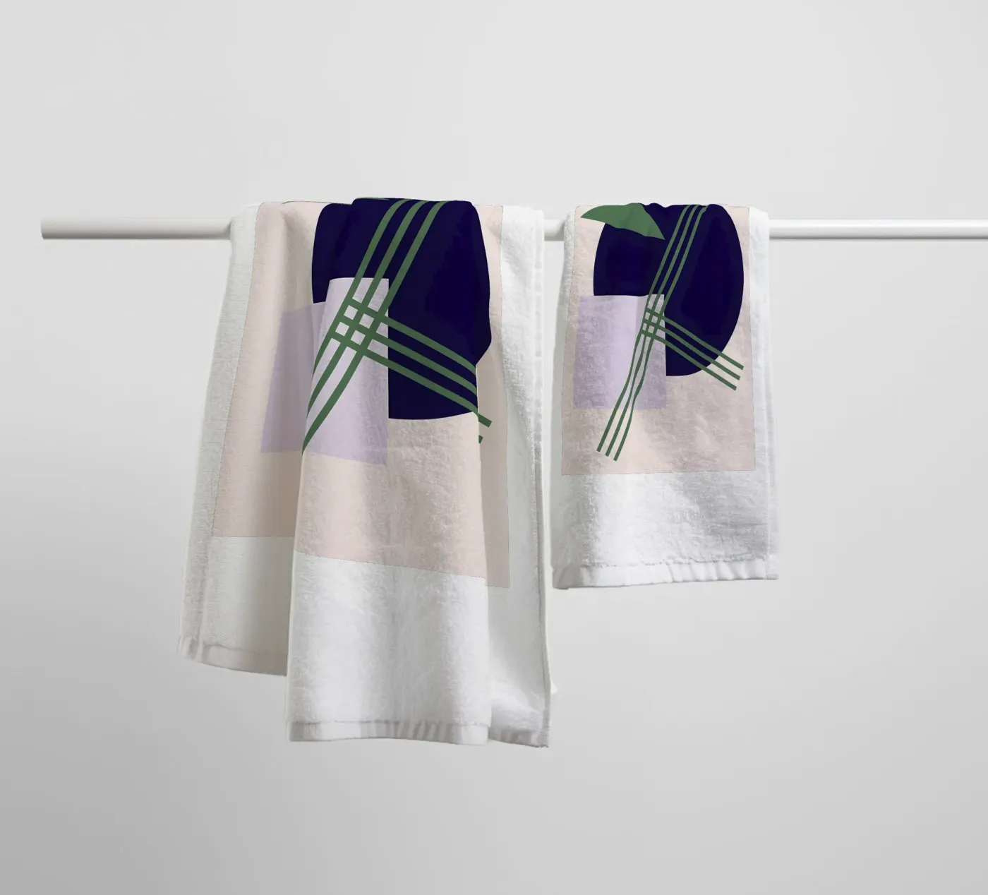 Linear Intersection towel by Robert
