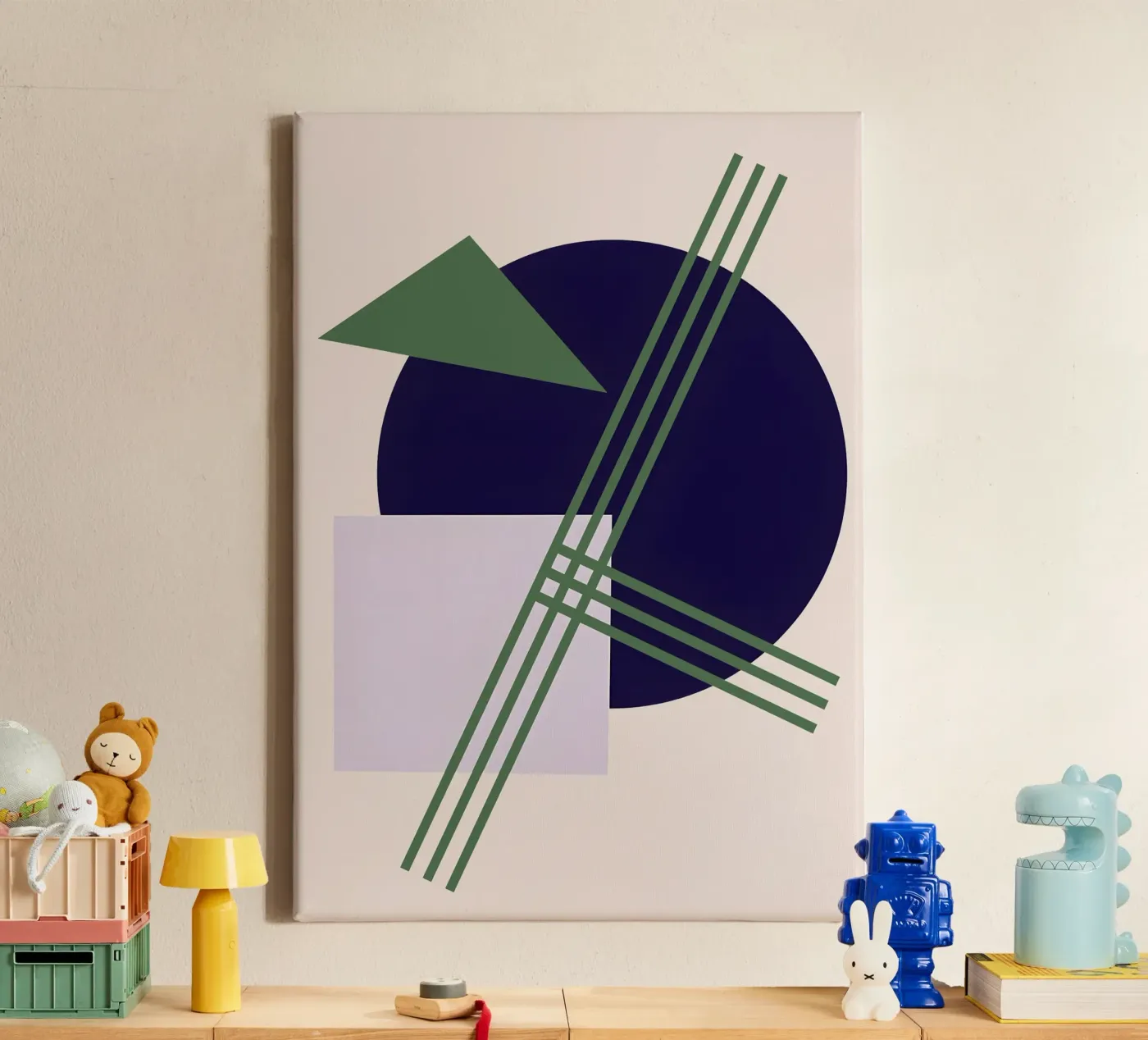 Linear Intersection canvas by Robert