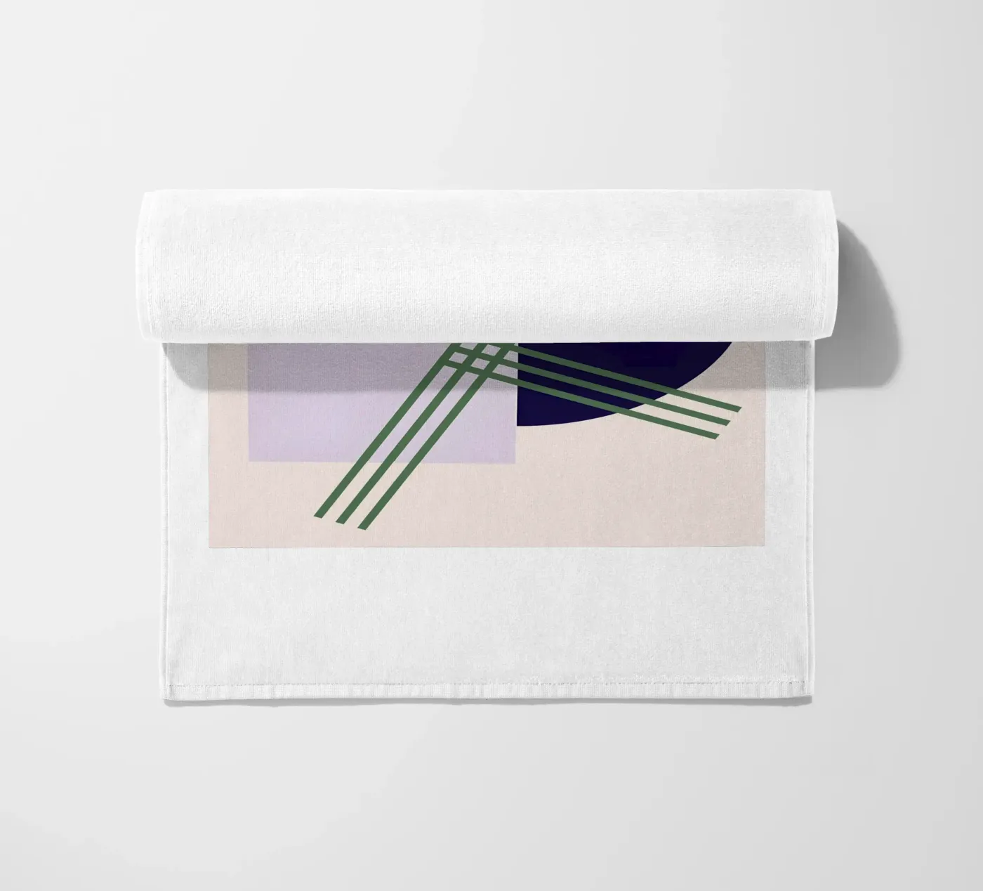 Linear Intersection beach towel by Robert