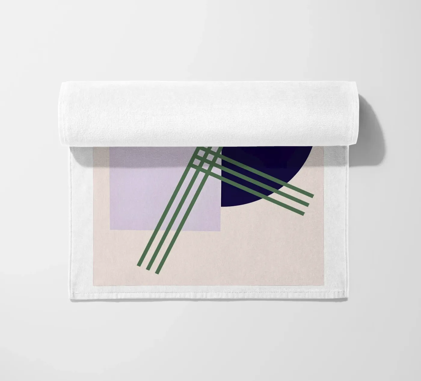 Linear Intersection beach towel by Robert