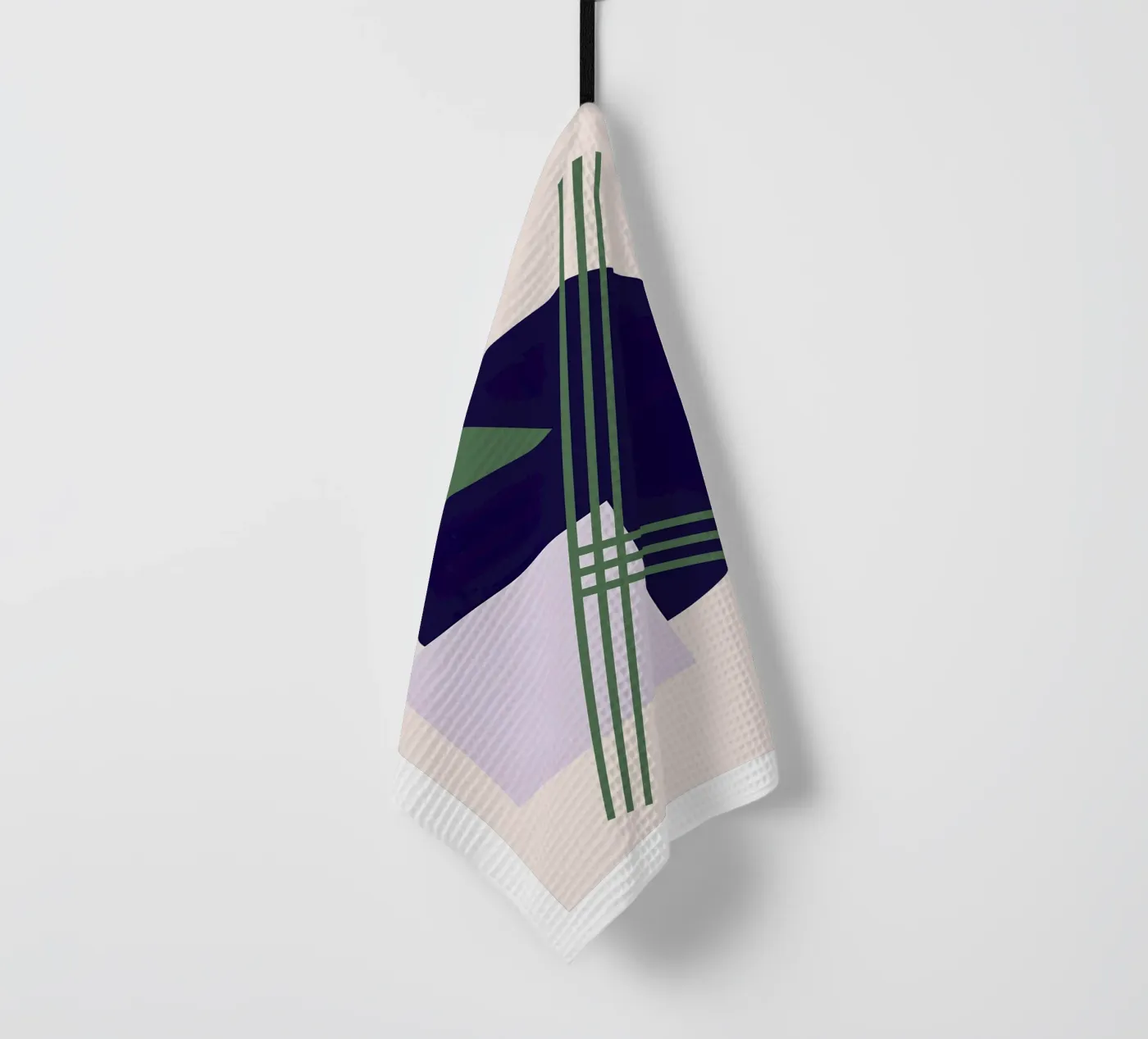 Linear Intersection tea towel by Robert