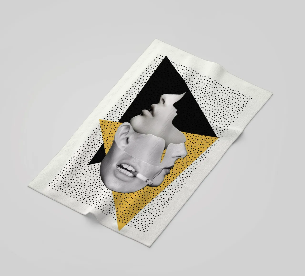 collage / Volti telo mare da dada22