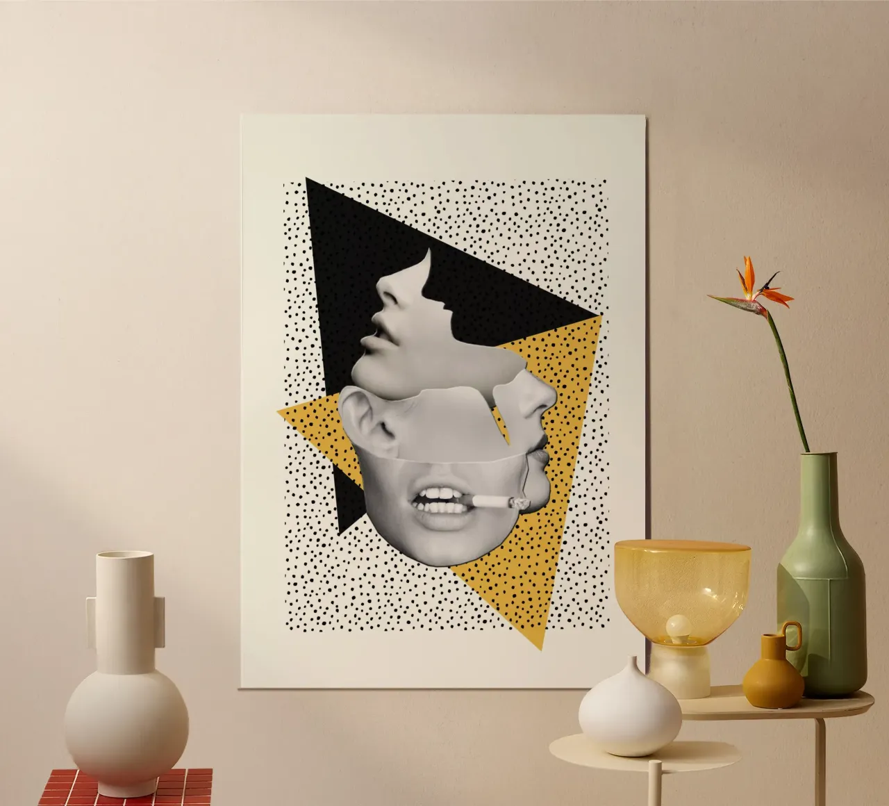 collage / Volti poster da dada22