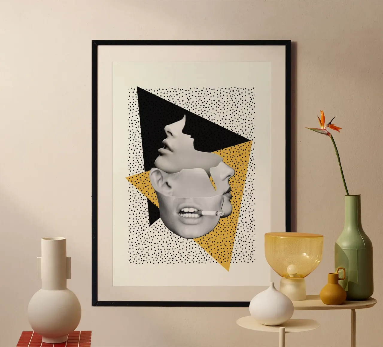 collage / Volti poster da dada22