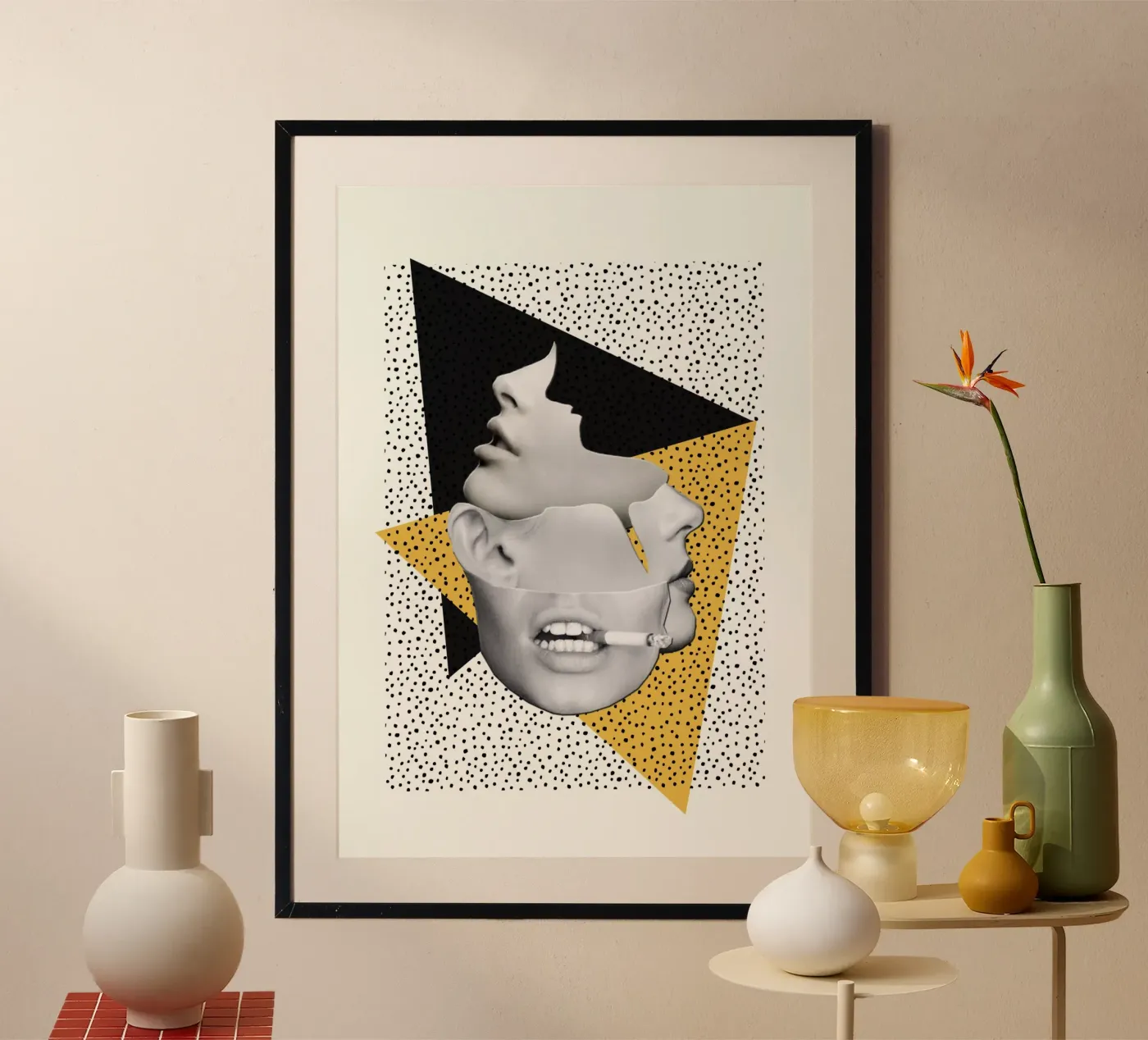 collage / Volti poster da dada22